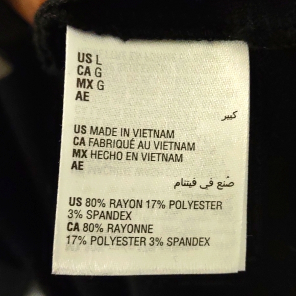 Style & Co Plush Cuddly Soft Light Athleisure Hoodie in Black Size L - Picture 3 of 6